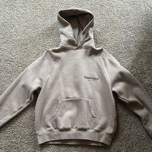 ESSENTIALS Feat Of God Beige Hoodie